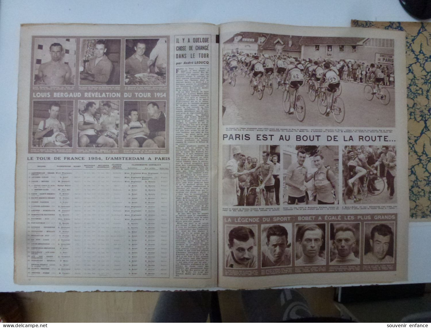 But Et Club Le Miroir Des Sports 1954 Août Louison Bobet Matelas Simmons Galibier Dotto Troyes Colombey Les Deux Eglises - Sport