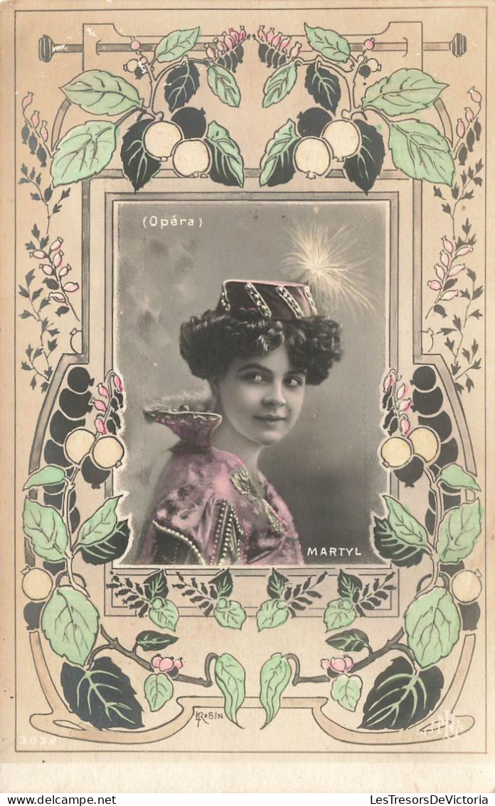 CELEBRITES - Femmes Célèbres - Martyl (Opéra) - Colorisé - Carte Postale Ancienne - Beroemde Vrouwen