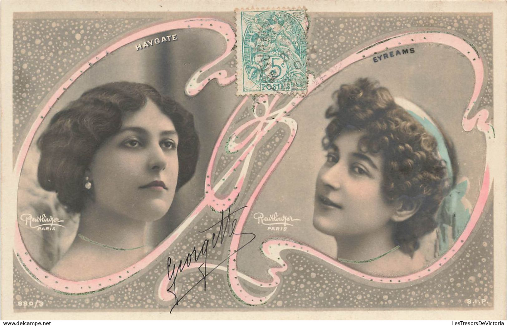 CELEBRITES - Femmes Célèbres - Haygate - Eyreams - Colorisé - Carte Postale Ancienne - Femmes Célèbres