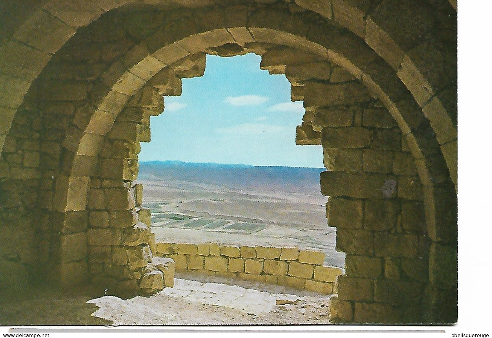 RUINS OF AVDAT NEGEV 1963 NABATEAN ATCHITECTURAL FARM FERME - Israel