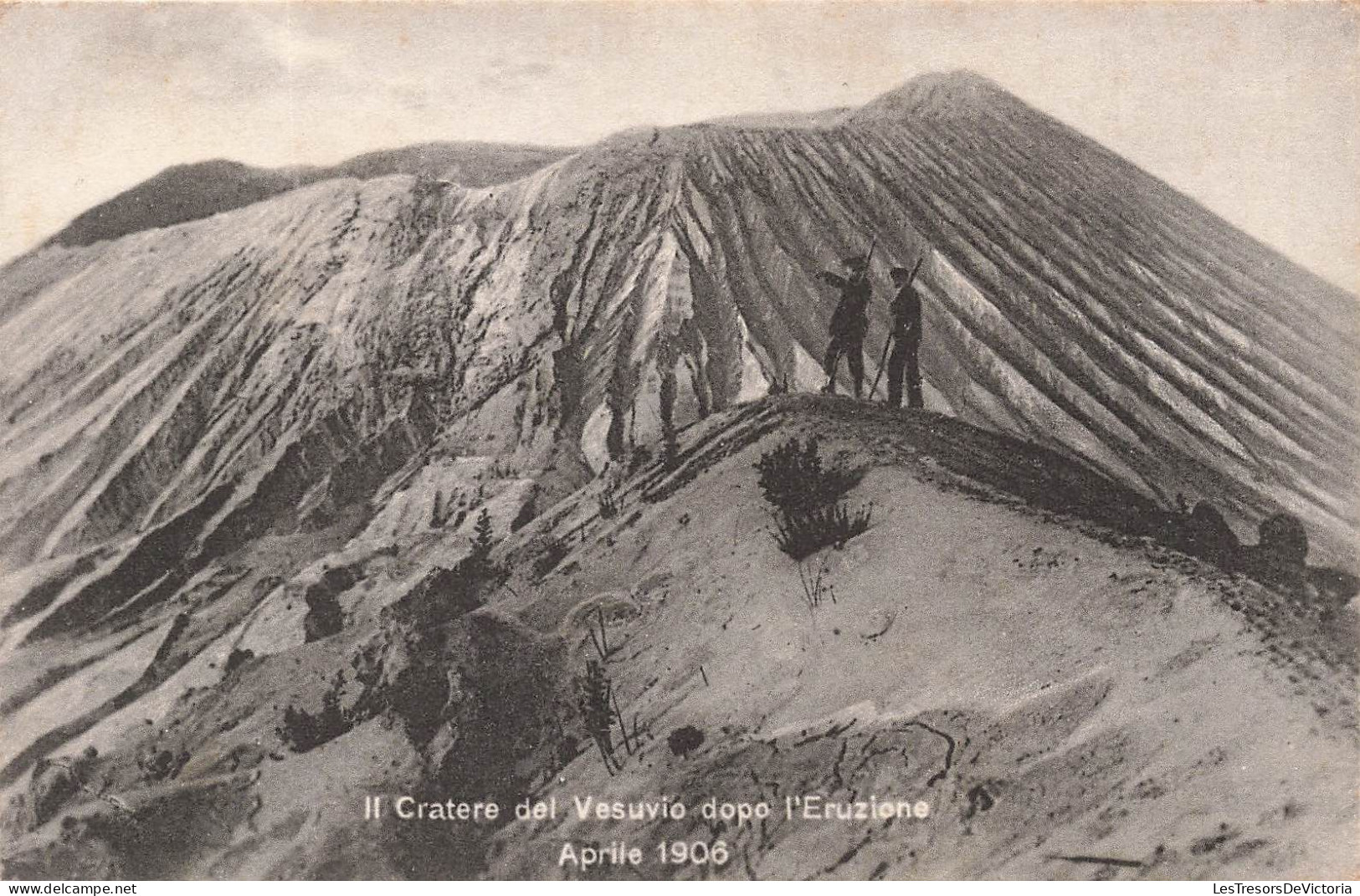 ITALIE - II Cratere Del Vesuvio Dope L'Erupzione - Aprile 1906 - Edizione Pasquale Cordova - Carte Postale Ancienne - Napoli