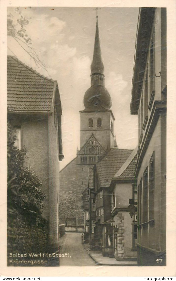 Germany Bad Werl Kreis Soest Kramergasse - Werl