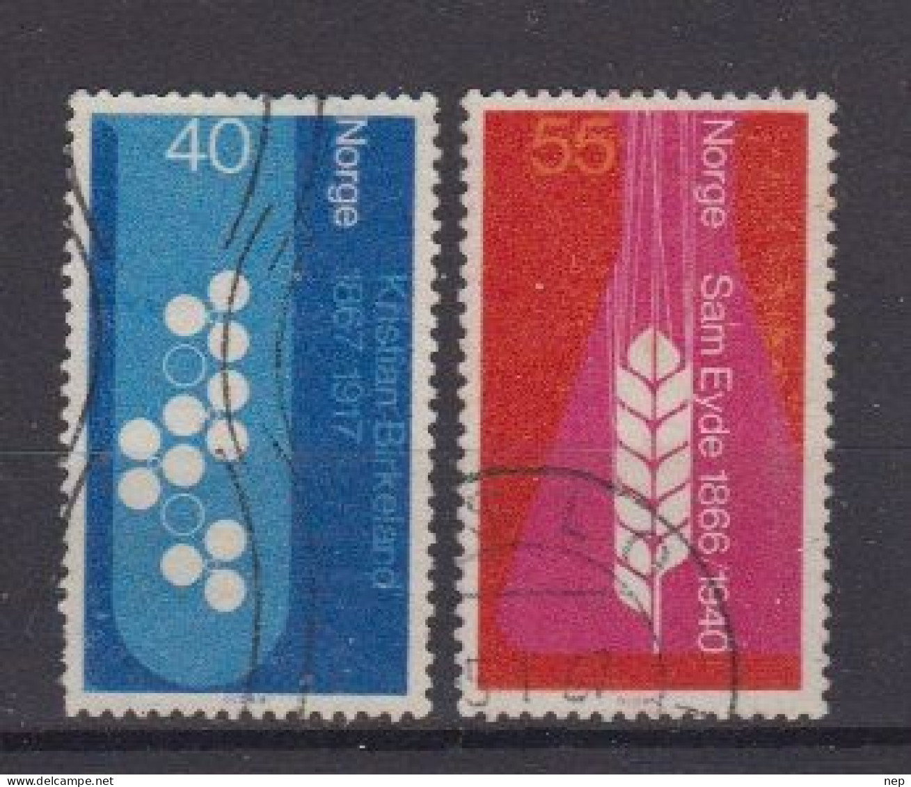 NOORWEGEN - Michel - 1966 - Nr 549/50 - Gest/Obl/Us - Usados