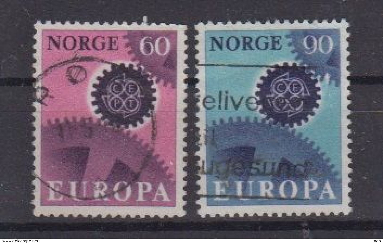 NOORWEGEN - Michel - 1967 - Nr 555/56 - Gest/Obl/Us - Oblitérés