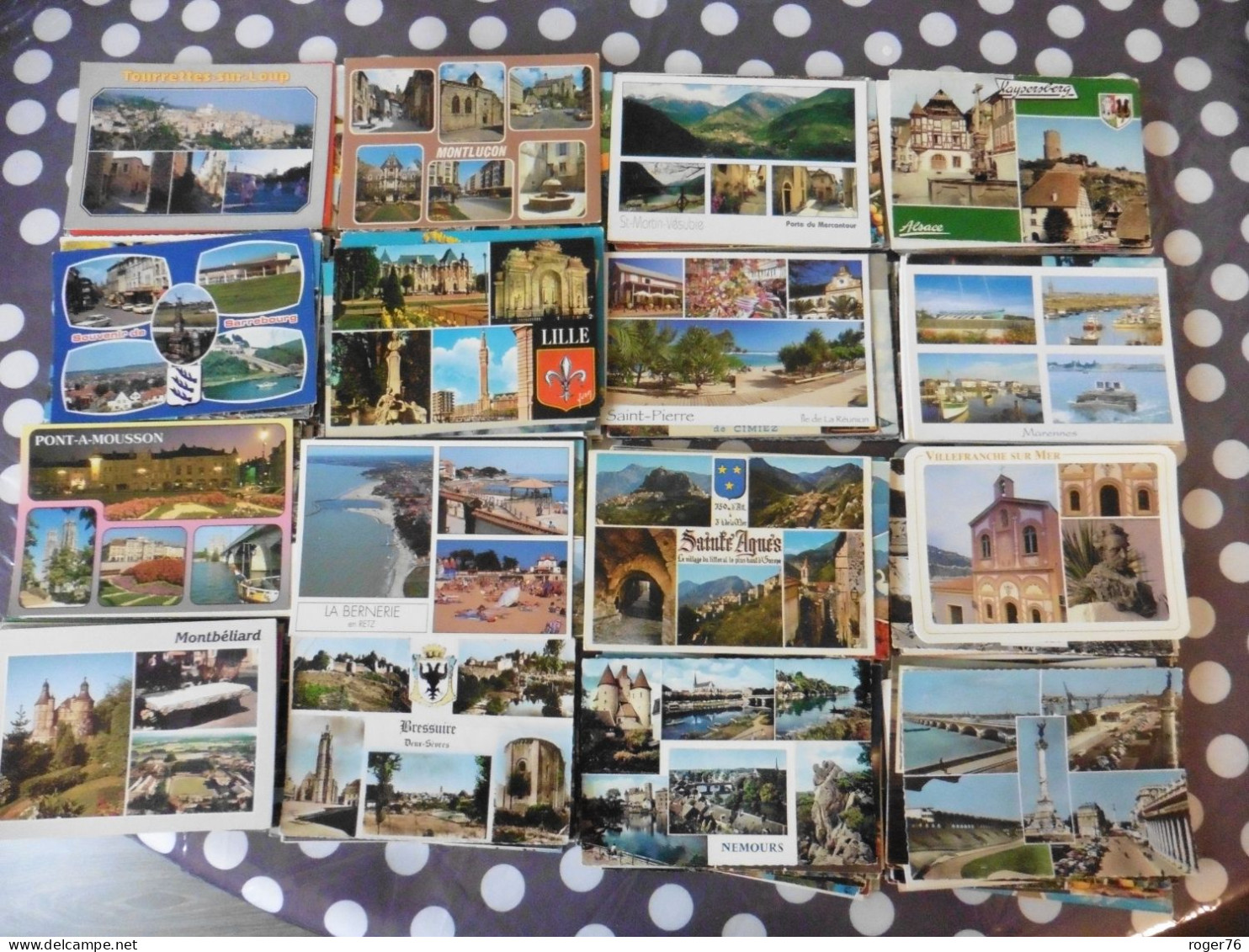 LOT DE 700 CARTES   POSTALES MULTIVUES DE  FRANCE - 500 Cartoline Min.