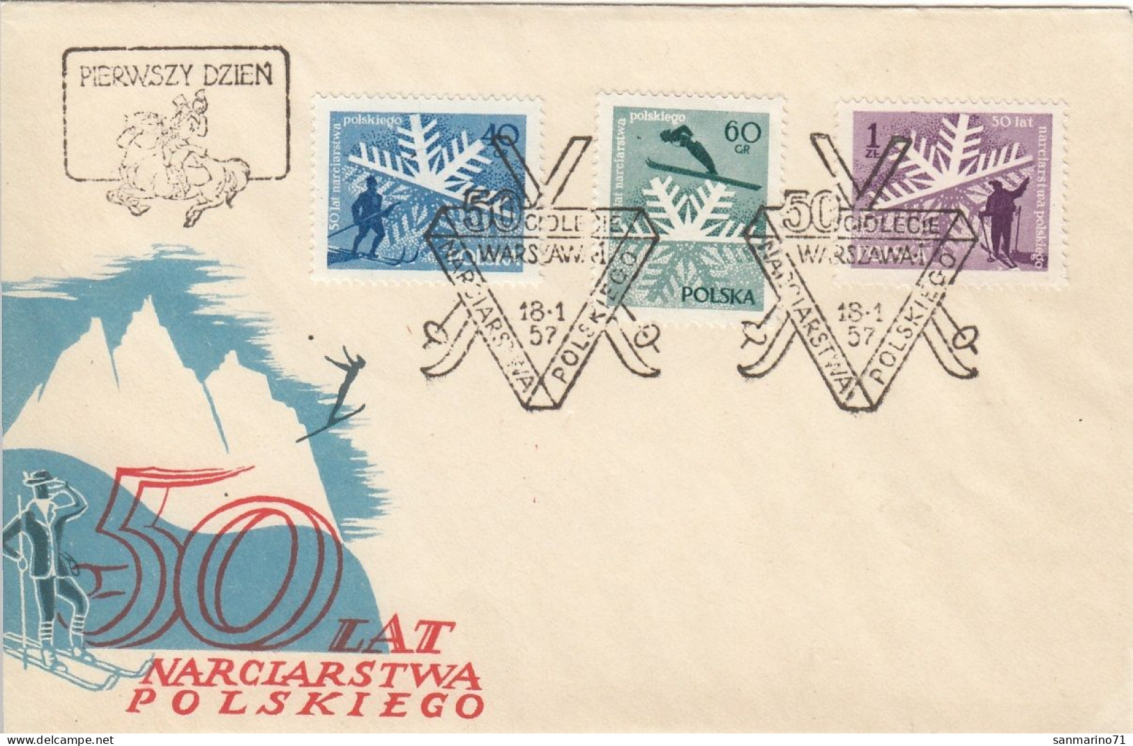 FDC POLAND 995-997 - FDC