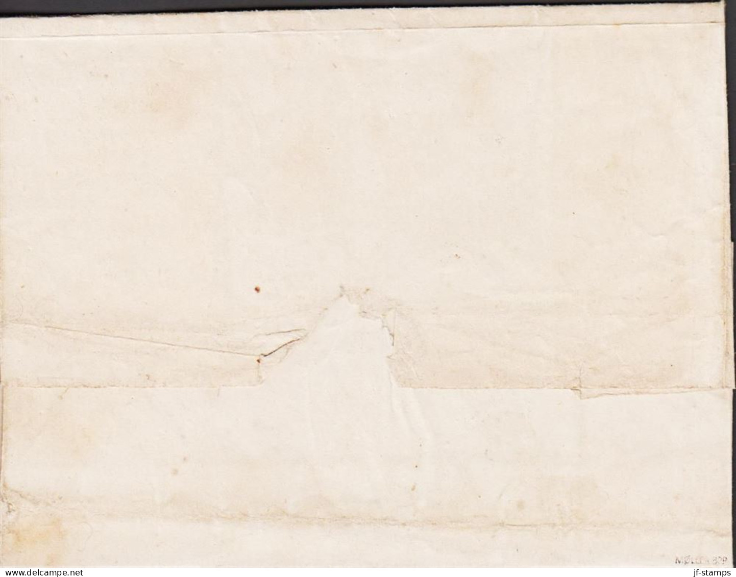 1857. DANMARK 4 Skilling (4th Print) With Very Wide Margins On Wonderful Small Size Envelope To Malente Wi... - JF543825 - Schleswig-Holstein