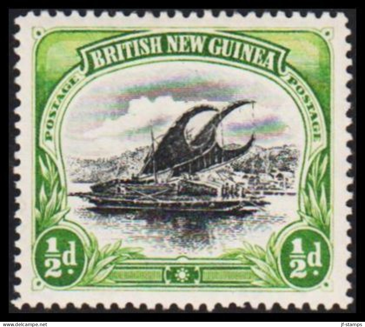 1901. BRITISH NEW GUINEA. Lakatoi.  ½ D. Hinged. (Michel 1x) - JF543831 - Papua New Guinea
