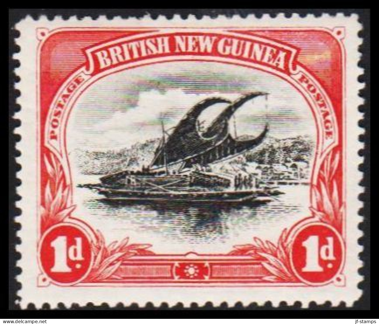 1901. BRITISH NEW GUINEA. Lakatoi.  1 D. Never Hinged. (Michel 2x) - JF543832 - Papua New Guinea