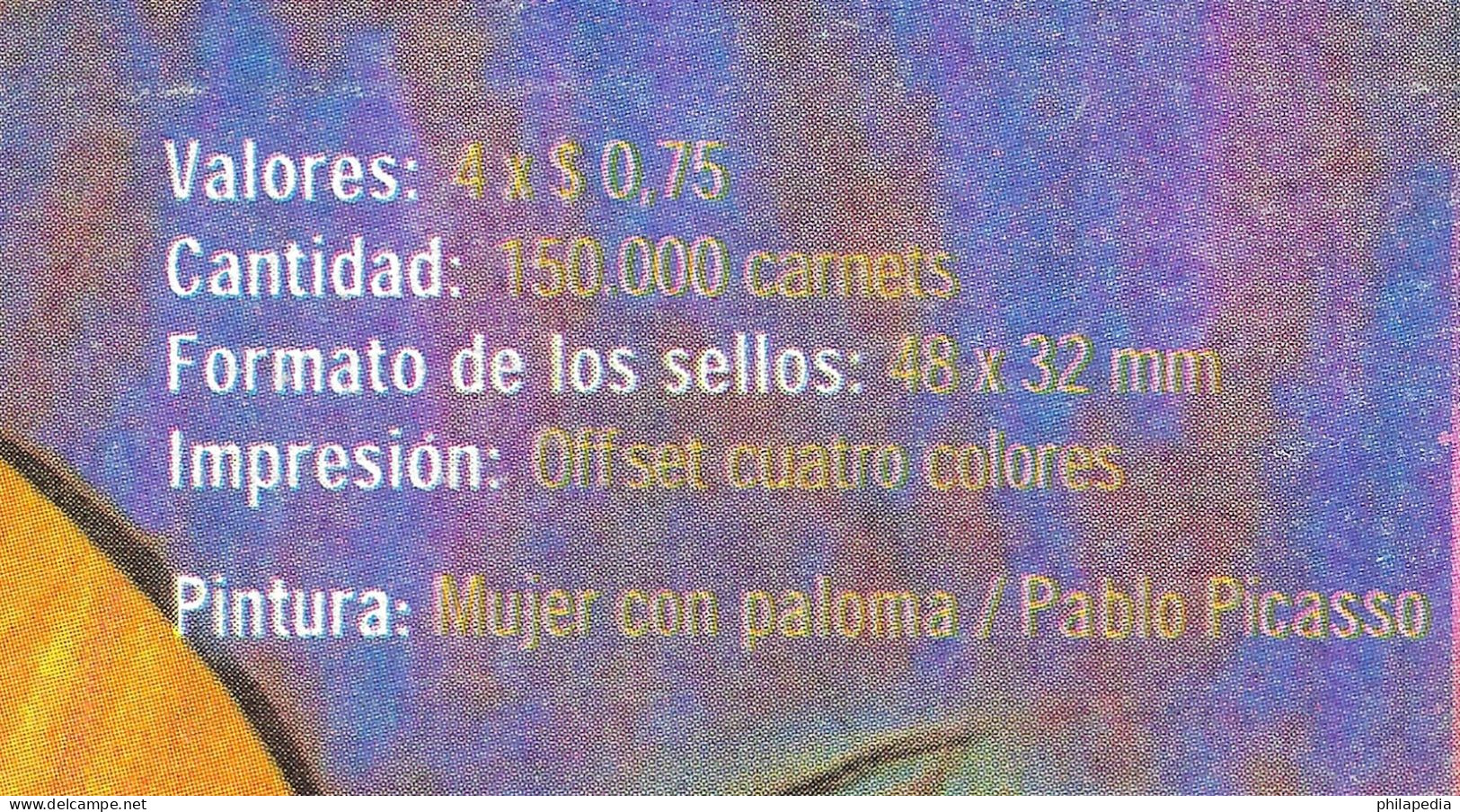 Argentine Oiseaux Pigeon Colombe Tourterelle Birds Doves Vögel Tauben Aves Palomas Uccelli Tortora ** 2000 Carnet 15€ - Piccioni & Colombe