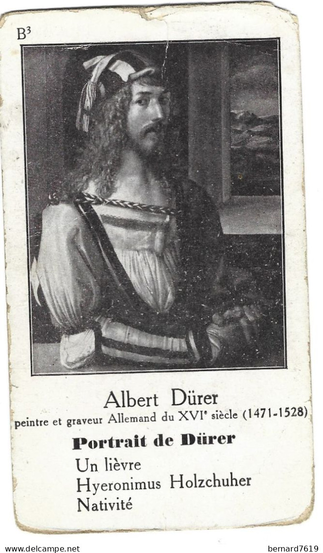 Chromo Image Cartonnee  - Histoire - Peinture -  Albert Durer -  Portrait De Durer - History