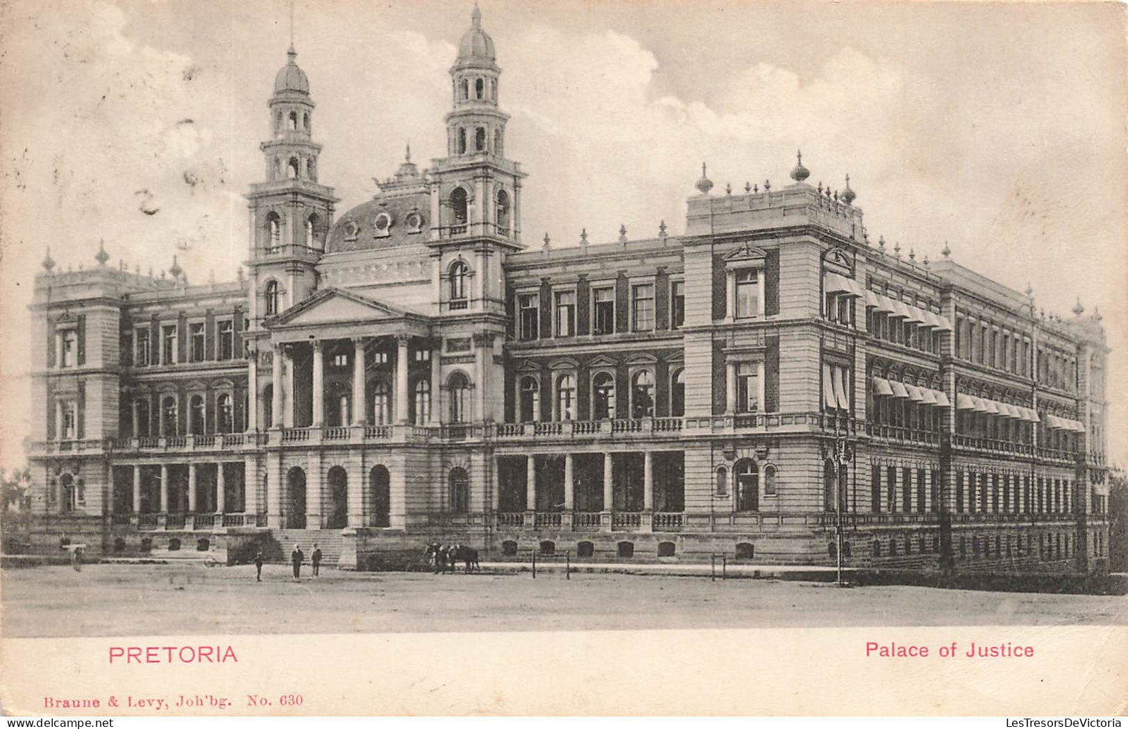 AFRIQUE DU SUD - Pretoria - Place Of Justice - Braune & Levy - Joh'bg - No 630 - Vue Générale - Carte Postale Ancienne - Zuid-Afrika