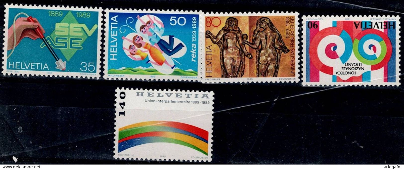 SWITZERLAND 1989 ANNUAL EVENTS MI No 1397-401 MNH VF!! - Nuevos