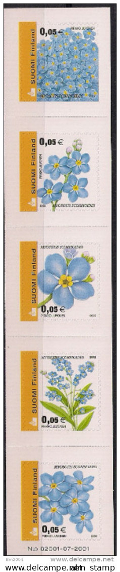 2002 Finnland Mi. 1590-9**MNH   Blumen. - Nuevos