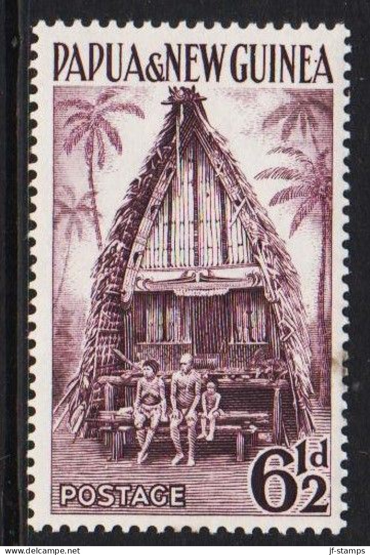 1952-1960. PAPUA & NEW GUINEA. Country Motives  6½ D Never Hinged. (Michel 10) - JF543881 - Papouasie-Nouvelle-Guinée