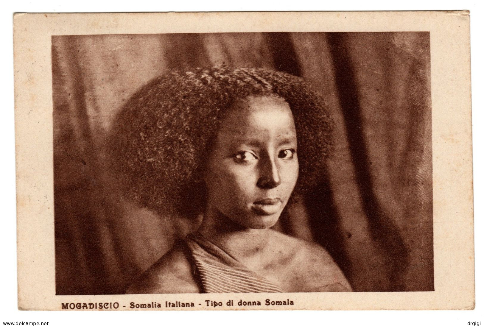 SOMALIA ITALIANA, CARTOLINA 1927, SASS. 109, MOGADISCIO PER CASALMONFERRATO - Somalia