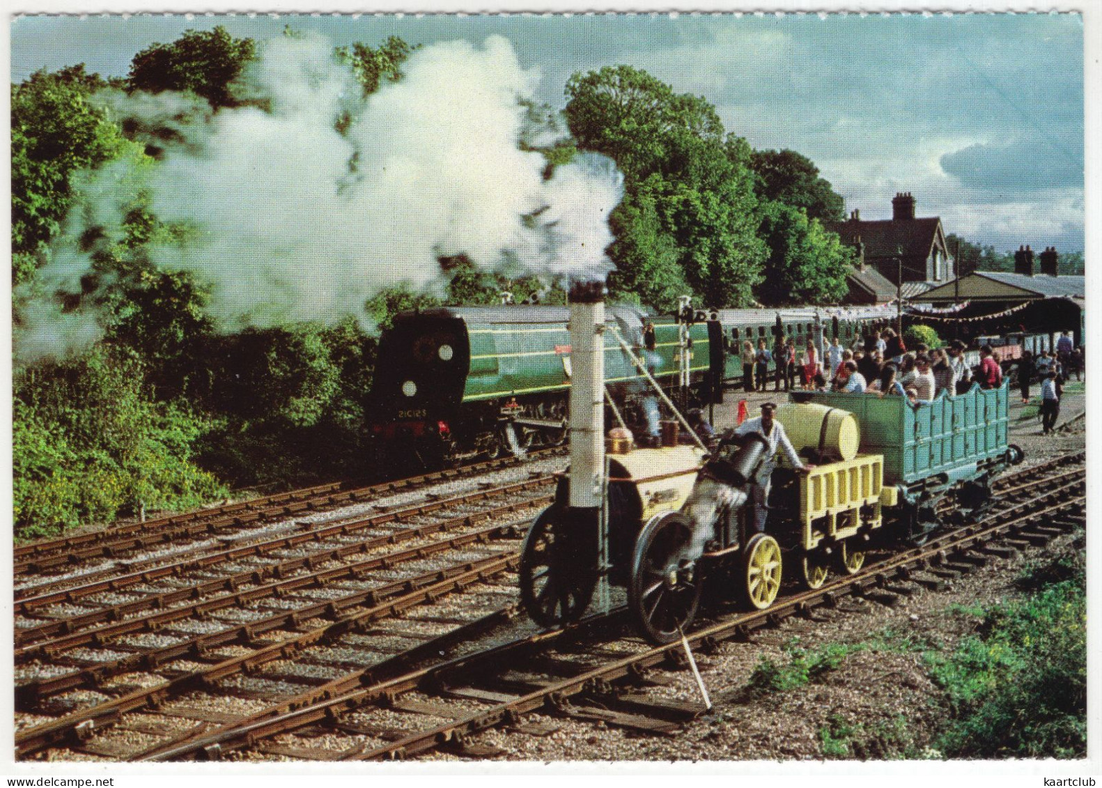 'ROCKET' And  'BLACKMOOR VALE' At Horsted Keynes - Centenary Celebrations. - (U.K.) - Steamlocomotive - Gares - Avec Trains