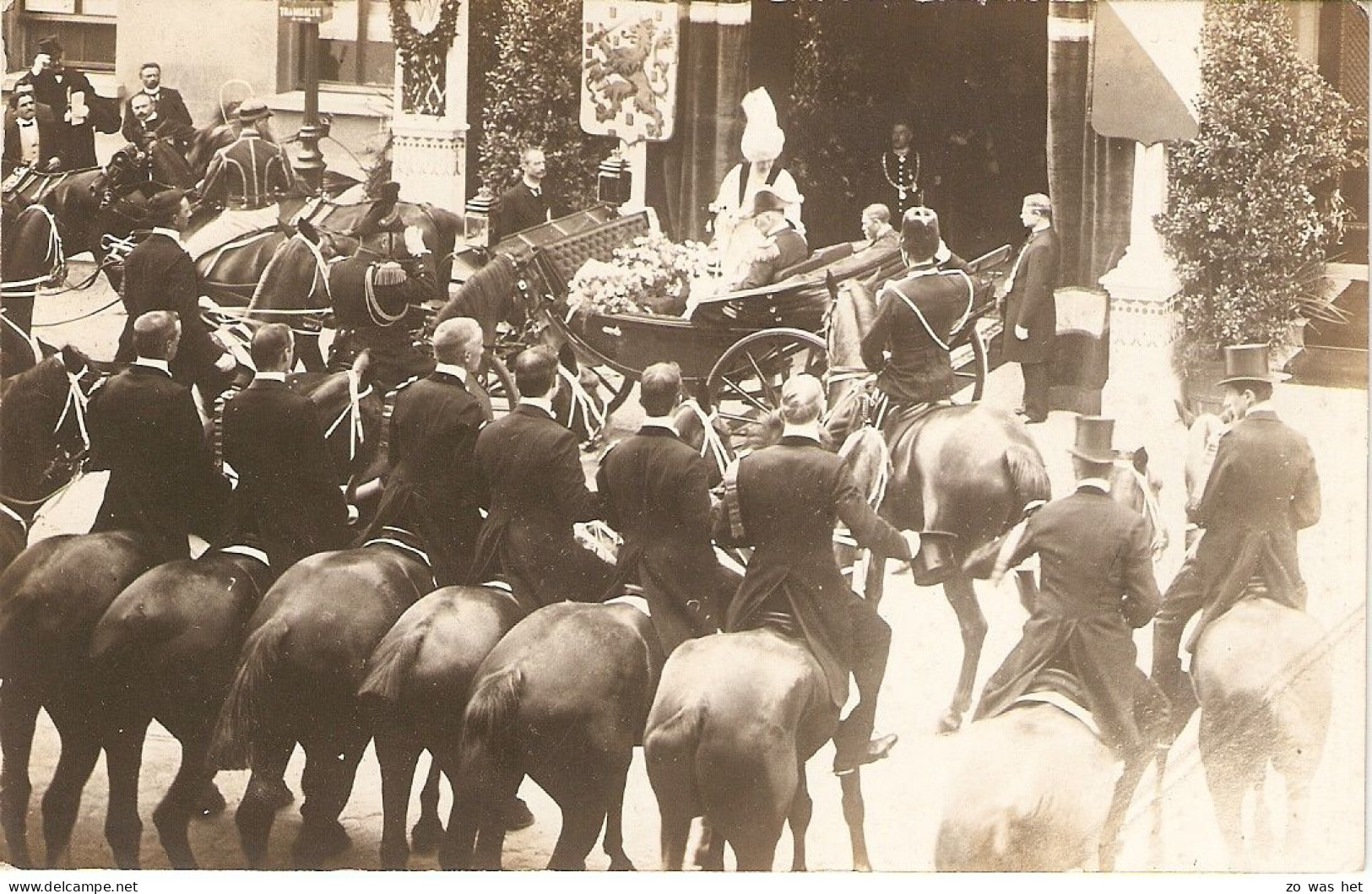 Utrecht, Bezoek H.M. Wilhelmina Utrecht 1911 (3) - Utrecht