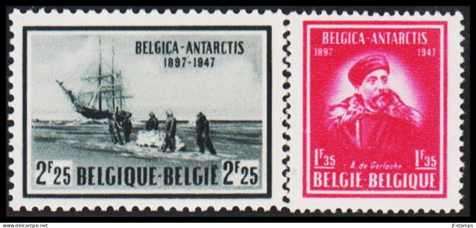 1948. BELGIE. Belgian Antarctis-Expedition Complete Set With 2 Stamps. Never Hinged.  (mICHEL 791-792) - JF543937 - Ongebruikt