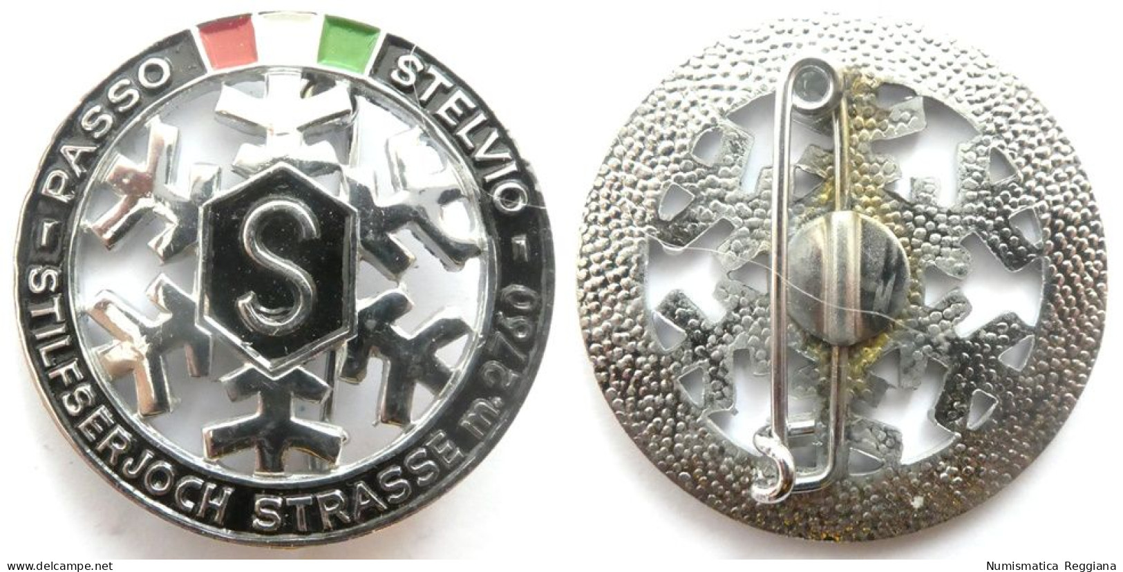 Distintivo Spilla - Passo Stelvio Stilfserjoch Strasse M. 2760 - Autres & Non Classés