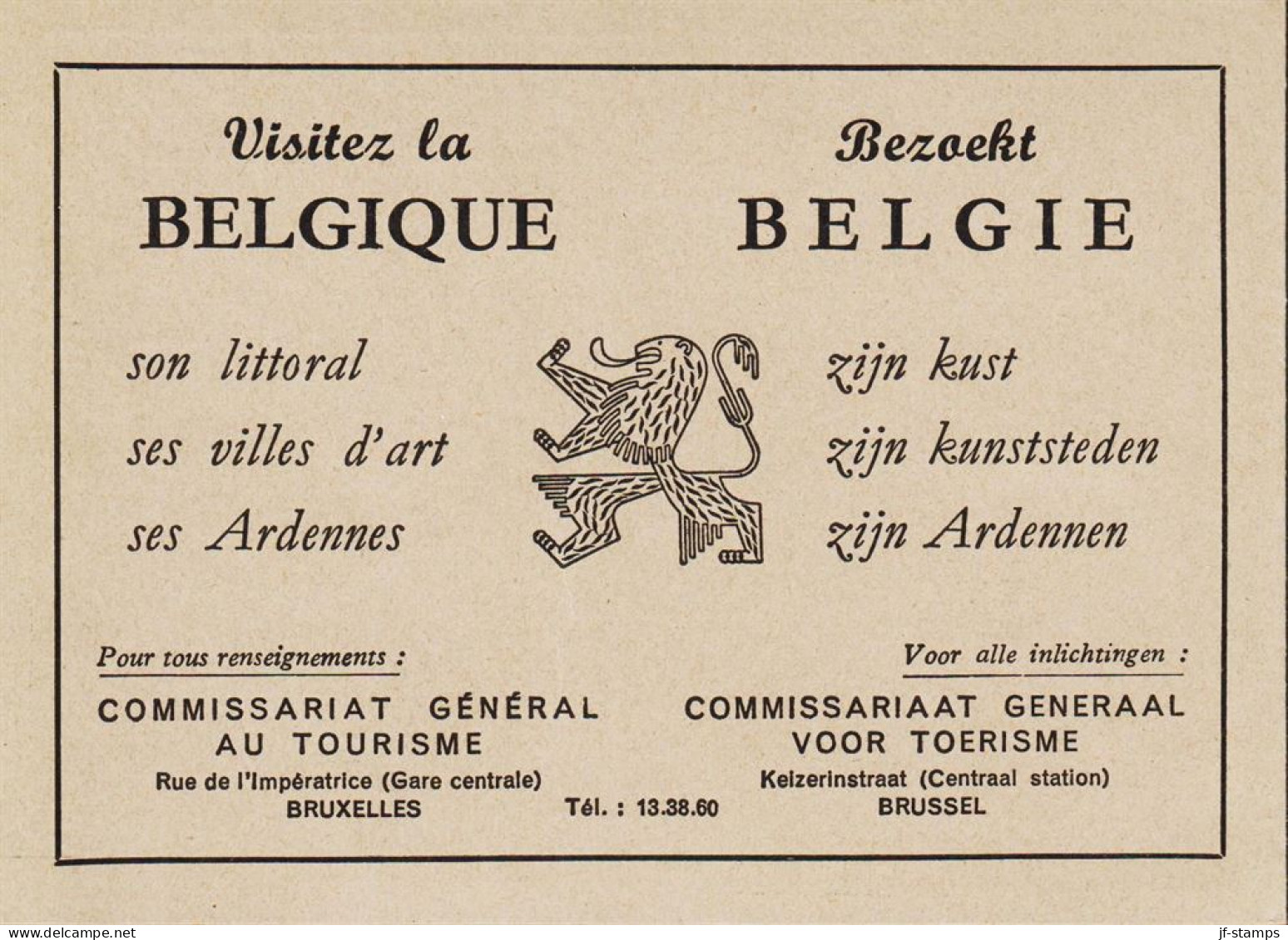 1953. BELGIE. Red Cross Royal Wedding Joséphine-Charlotte 8-block 2 Fr + 50 C With The T... (Michel Block 23) - JF543962 - Unused Stamps