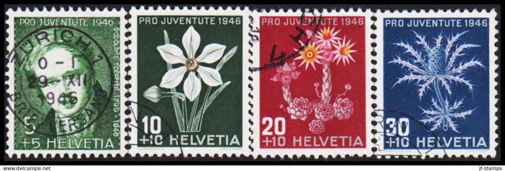 1946. HELVETIA - SCHWEIZ. PRO JUVENTUTE Complete Set.  - JF543974 - Oblitérés