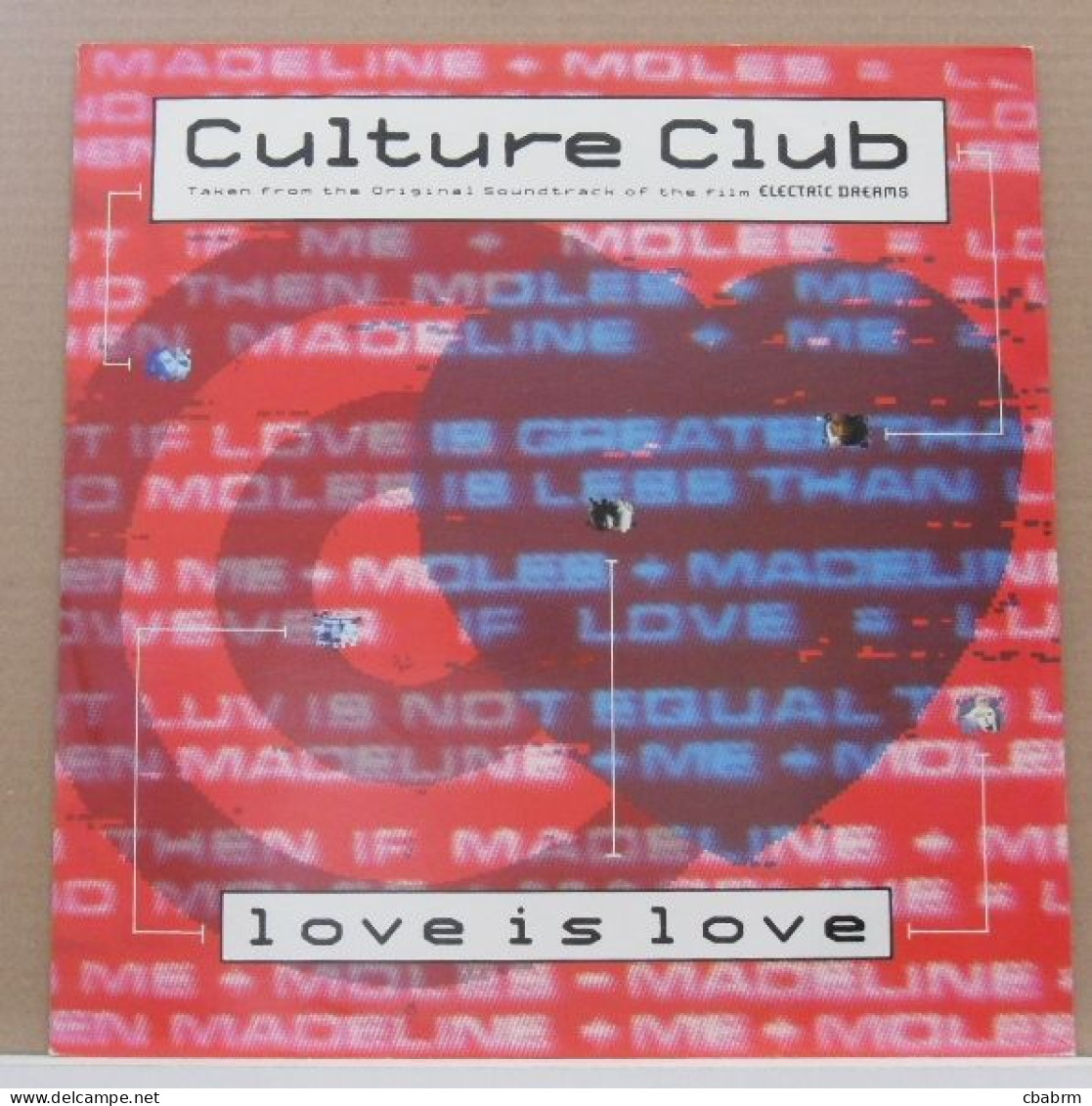 MAXI 45 TOURS CULTURE CLUB LOVE IS LOVE - VIRGIN 80168 En 1984 - 45 Rpm - Maxi-Single