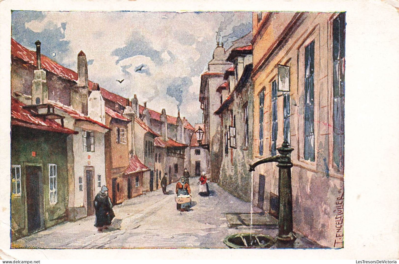TCHEQUIE -  Czech Republic – Prague – Zlatá Ulička - La Ruelle D'Or - Carte Postale Ancienne - Tchéquie