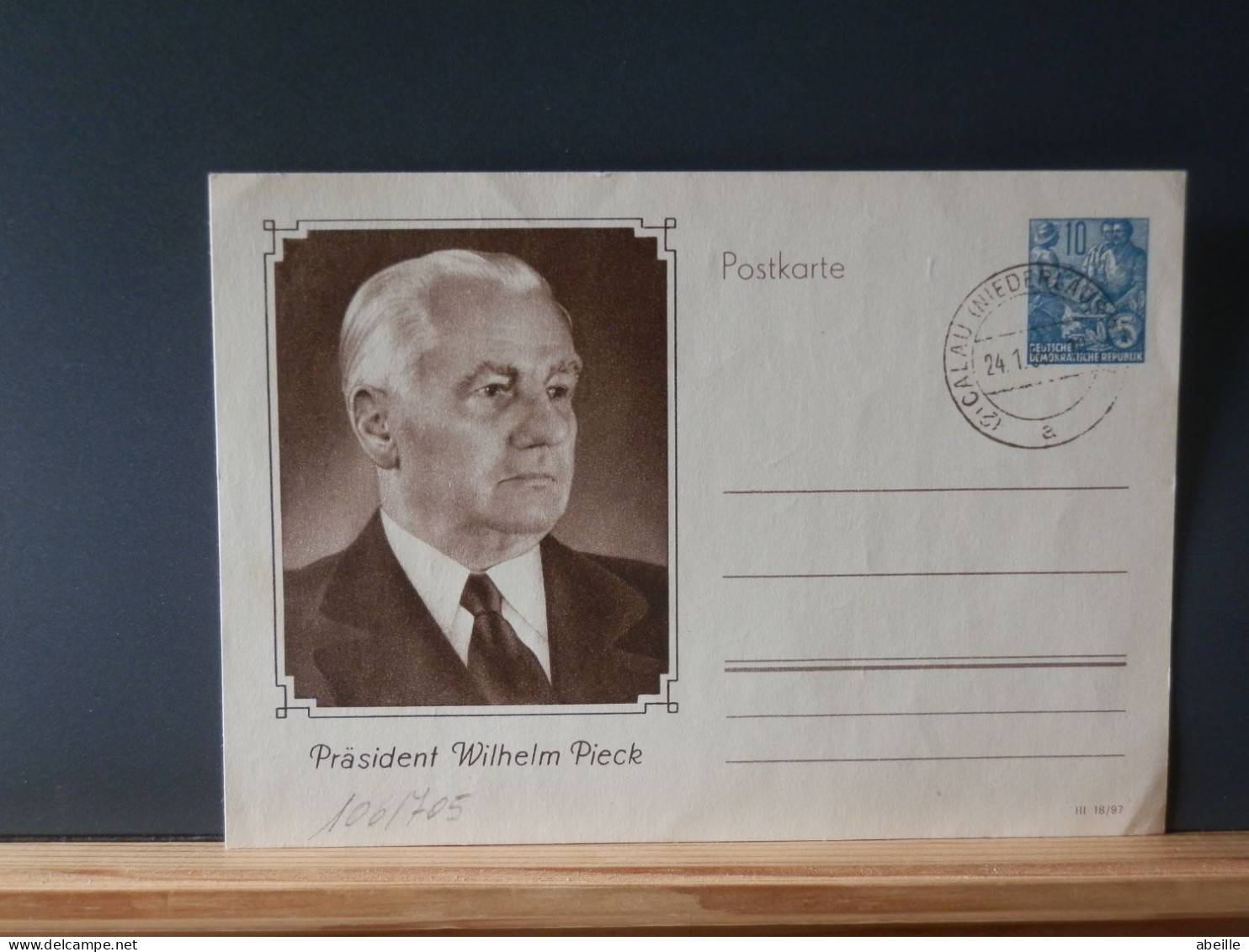 106/705 CP  DDR 1956 - Postkarten - Gebraucht