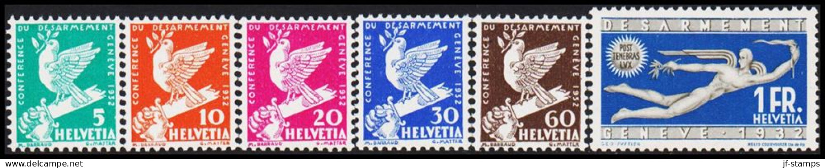 1932. HELVETIA. Beautiful Complete Set Disarmament Never Hinged.  - JF543991 - Nuovi