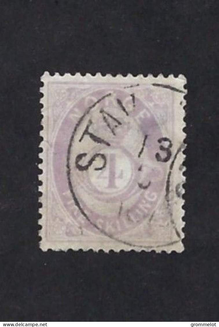 NORVEGE: YV 19, Perf 14 1/2-13 1/2, Oblitéré, Bonne Dentelure, Good Condition - Used Stamps