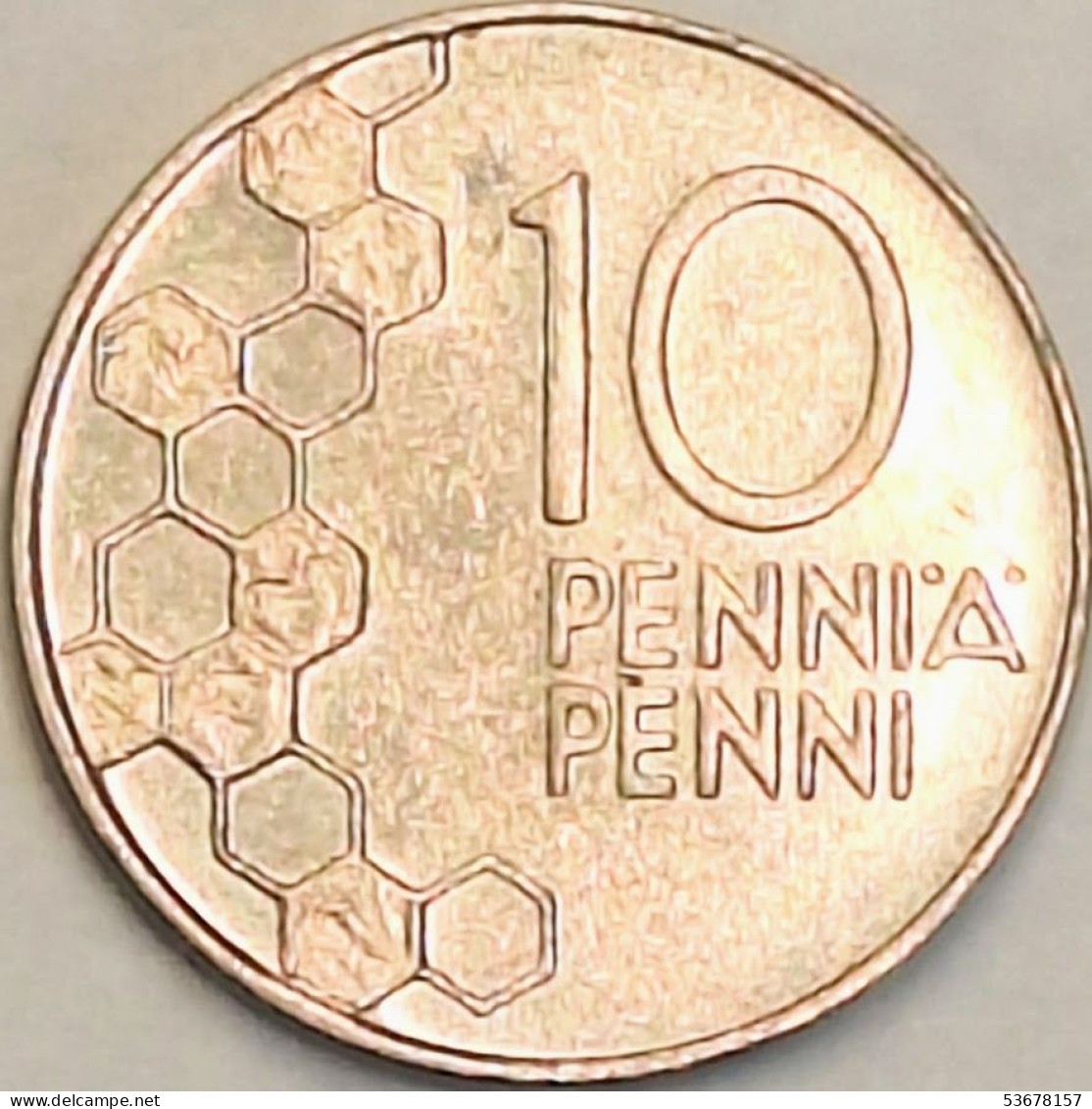 Finland - 10 Pennia 1991 M, KM# 65 (#3923) - Finnland