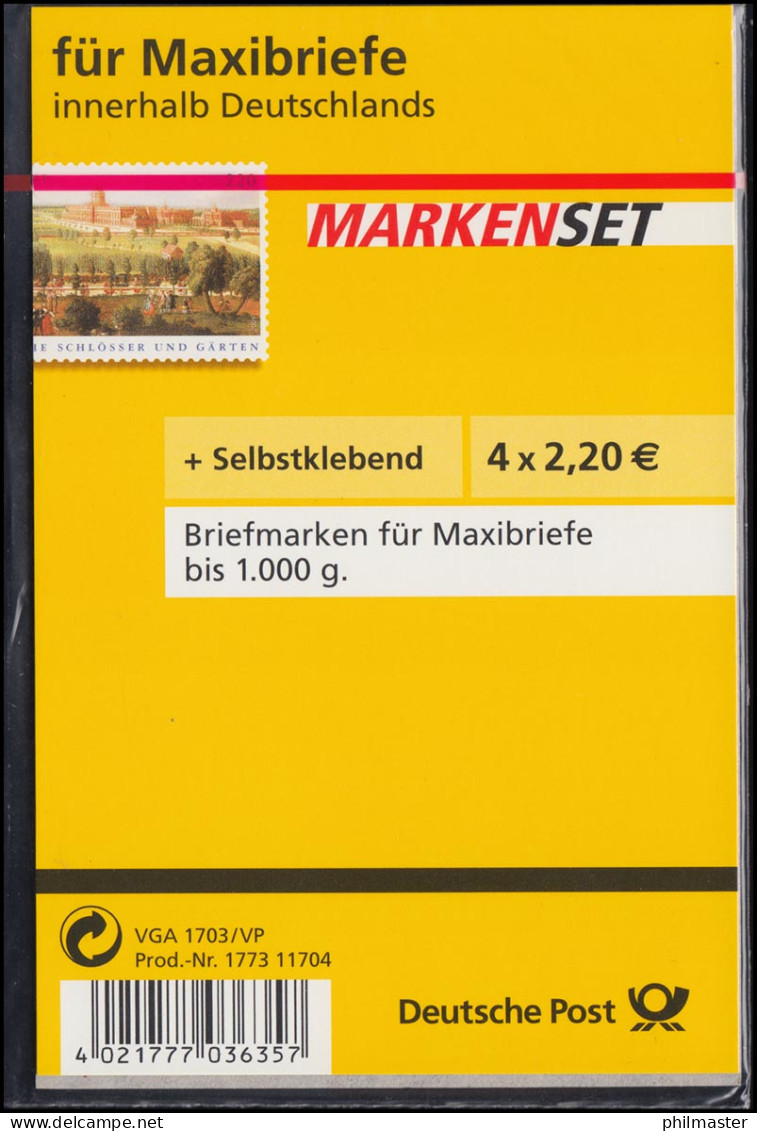 59IIa SB Aa Geblistertes Teil-MH Rotes Aufreißband, Lasche Links, ** - 2001-2010