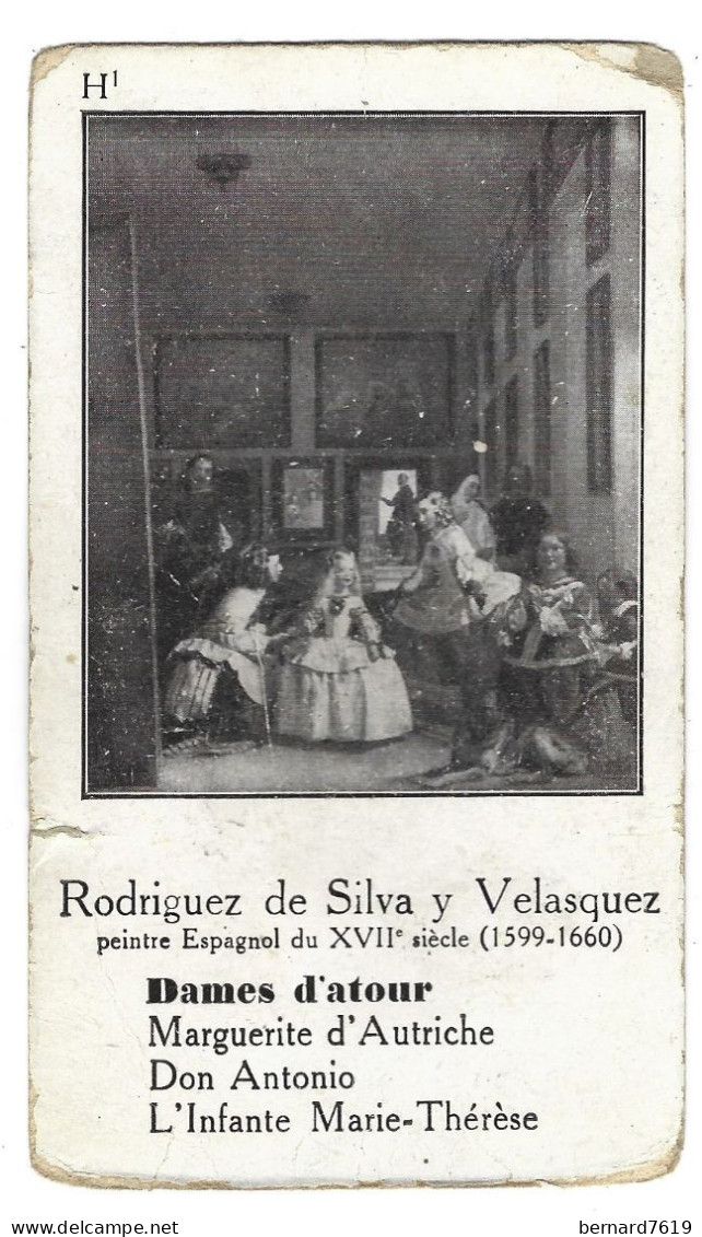 Chromo Image Cartonnee  - Histoire -  Peinture - Rodriguez De Silva Y Velasquez - Dames D'atour - Geschiedenis