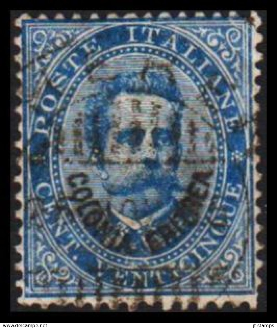 1893. ERITREA. POSTE ITALIANA COLONIA ERITREA Overprint On 25 (VENTICINQUE) C. Umberto I No Gum... (Michel 6) - JF544054 - Eritrea