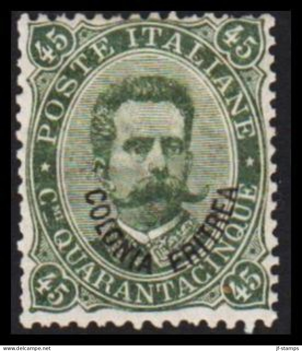 1893. ERITREA. POSTE ITALIANA COLONIA ERITREA Overprint On 45 C. Umberto I Hinged. (Michel 8) - JF544056 - Eritrea