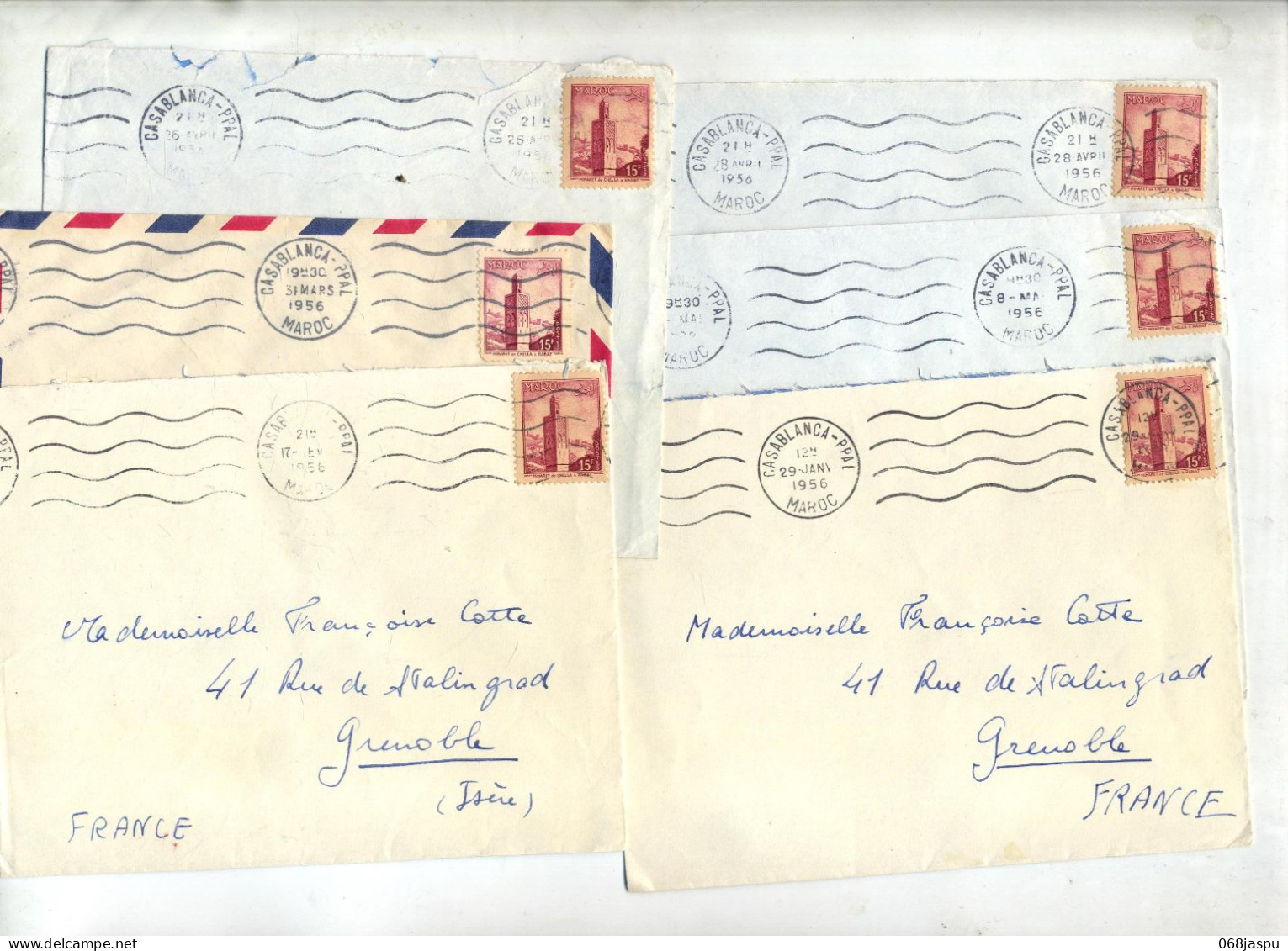 lot 80 lettre cachet flamme à voir