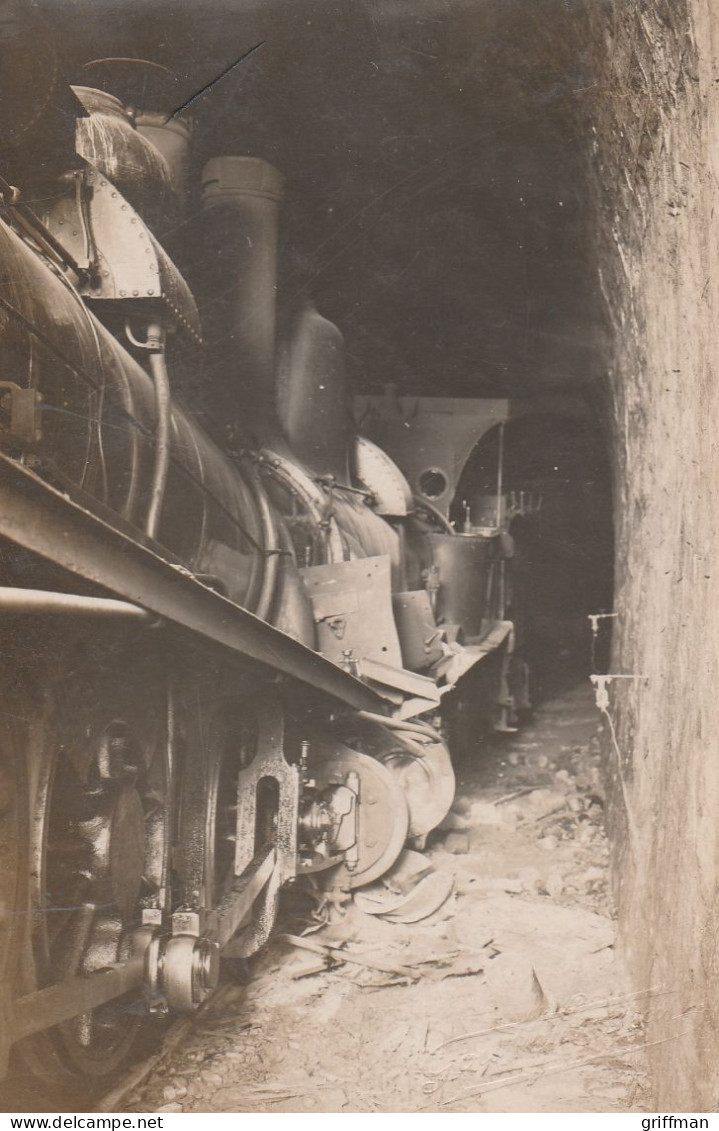 OLLIERGUES PHOTO CARTE ACCIDENT FERROVIAIRE TRAIN TUNNEL DU CHALARD LIGNE VICHY-DARSAC 4 DECEMBRE 1911 TBE - Olliergues