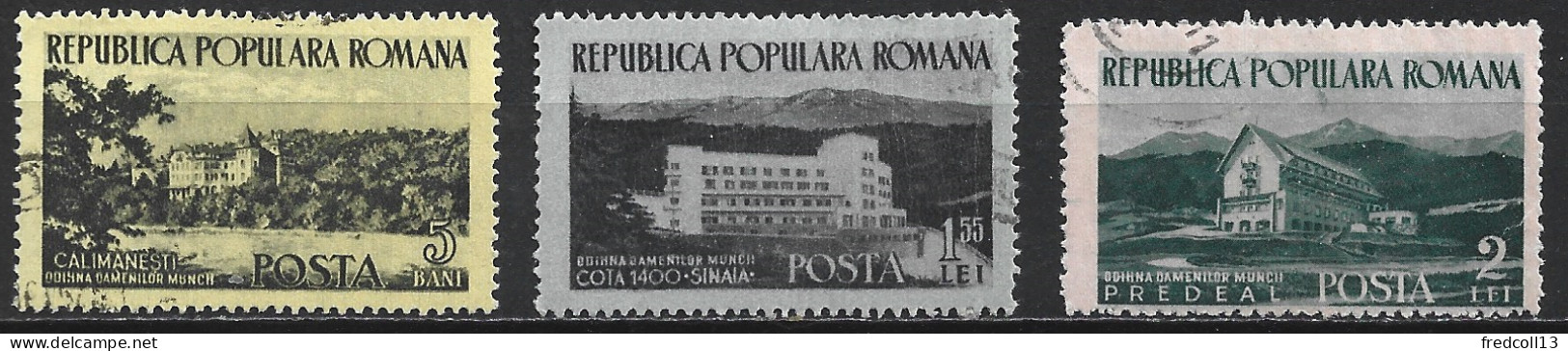 ROUMANIE 1340 à 44 Oblitérés Côte Côte 3.50 € - Used Stamps