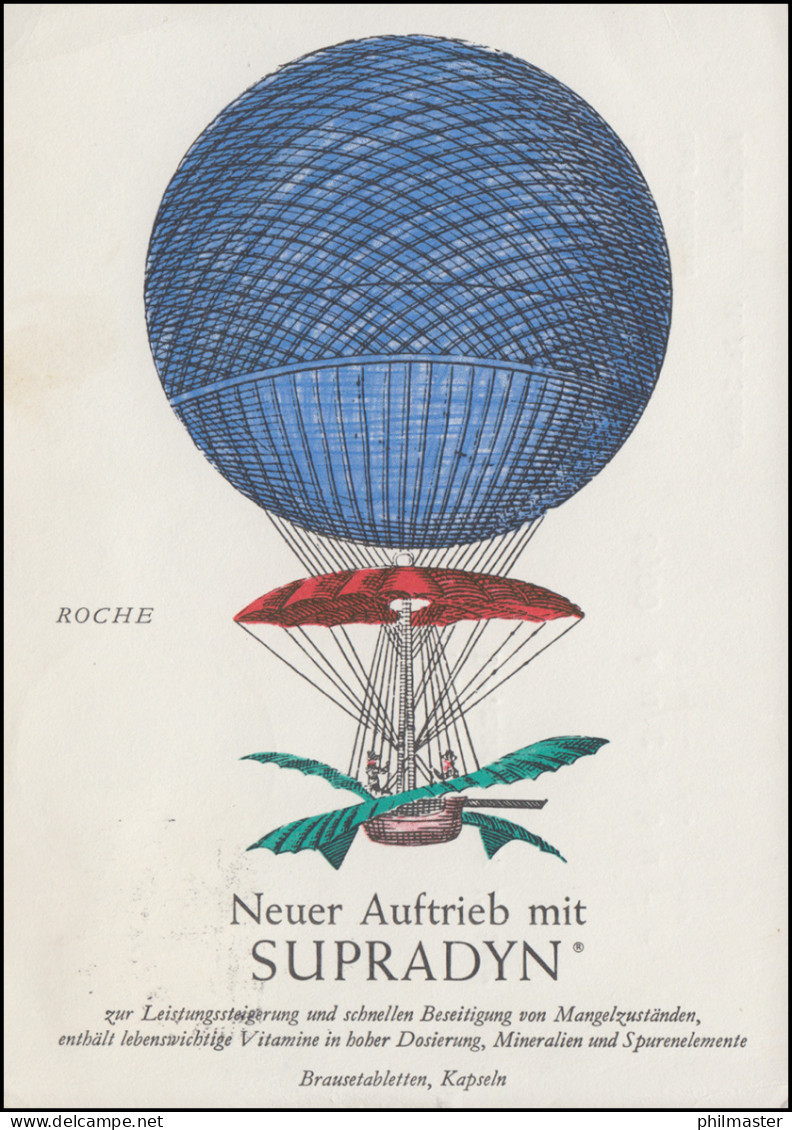 31. BP Pestalozzi-Kinderdorf Ballonflug D-BERNINA Wahlwies-Bad Waldsee 17.10.64 - Fesselballons