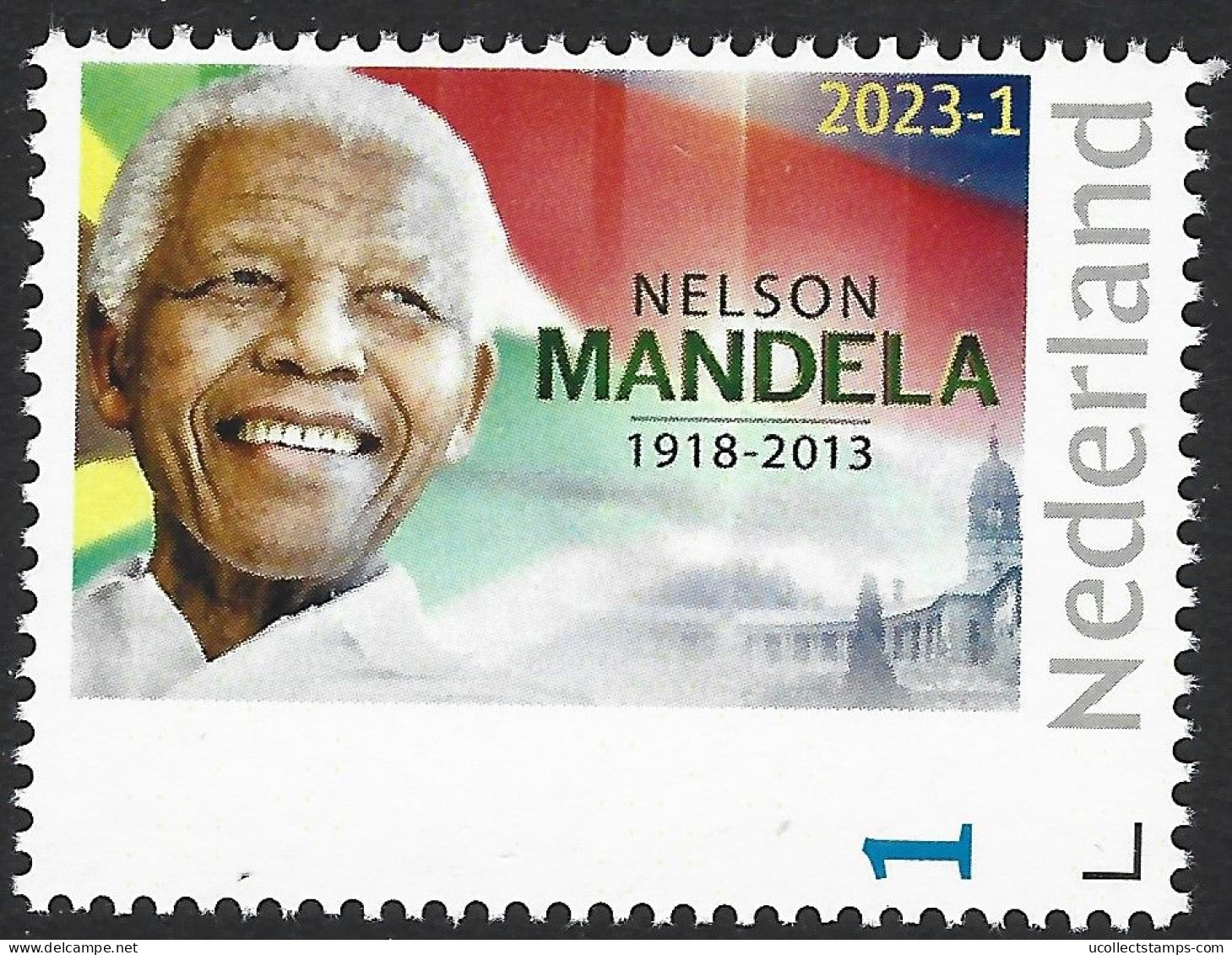 Nederland  2023-1  Nelson Mandela  1918-2013    Postfris/mnh/neuf - Ongebruikt