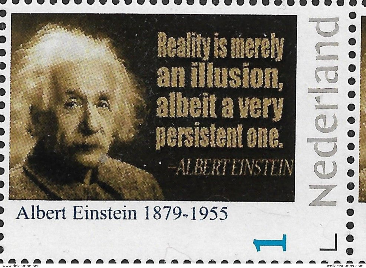 Nederland 2020  Albert Einstein Reality Is Merely An Illusion       Postfris/mnh/sans Charniere - Unused Stamps