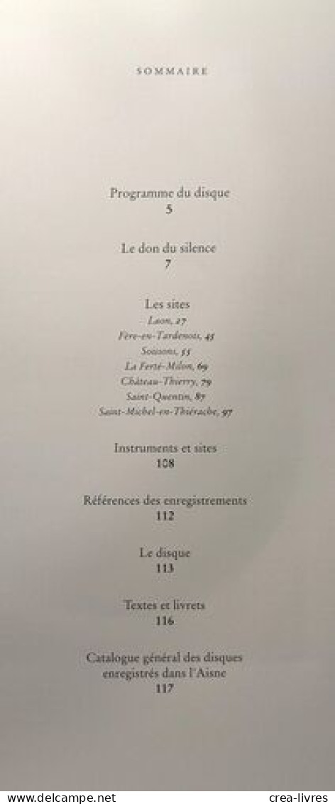 Le Don Du Silence - Patrimoine De L'Aisne - Tourism