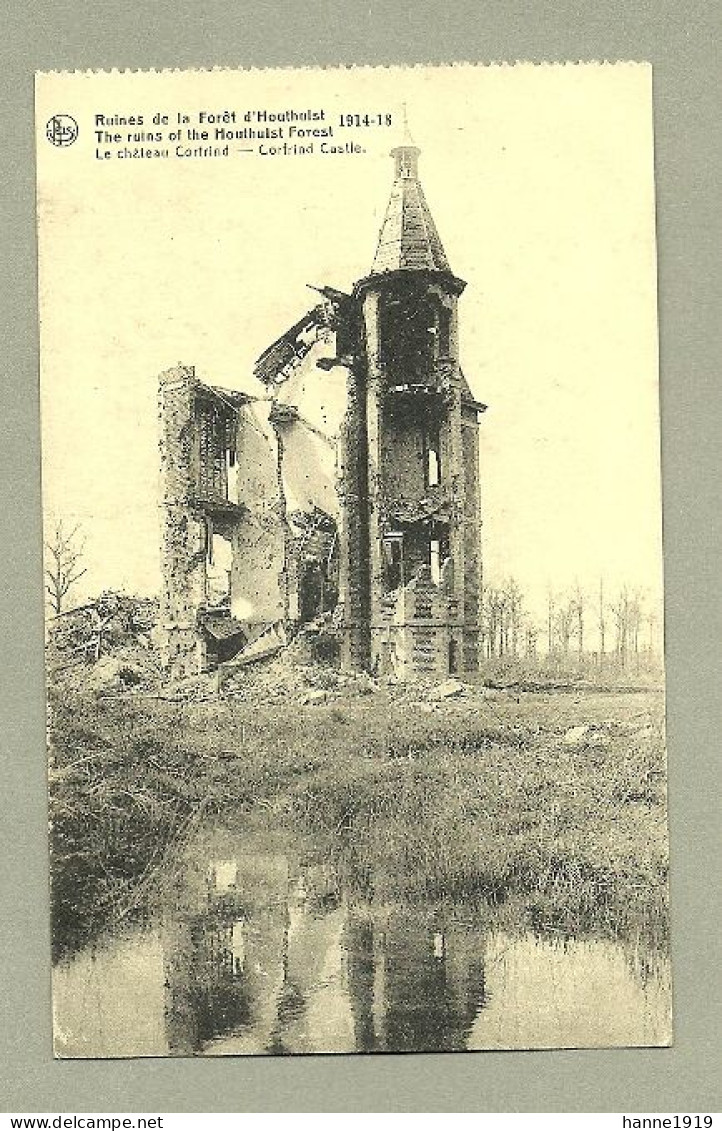 Houthulst Le Chateau Corfrind 1914 Weltkrieg Ruines Guerre War Corfrind Castle Htje - Houthulst