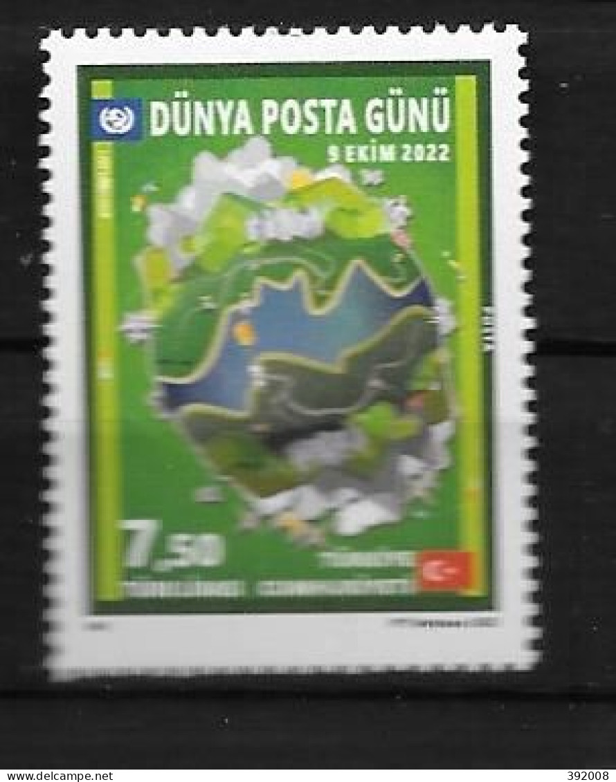 2022 - TURQUIE - Journée Mondiale De La Poste - Joint Issues