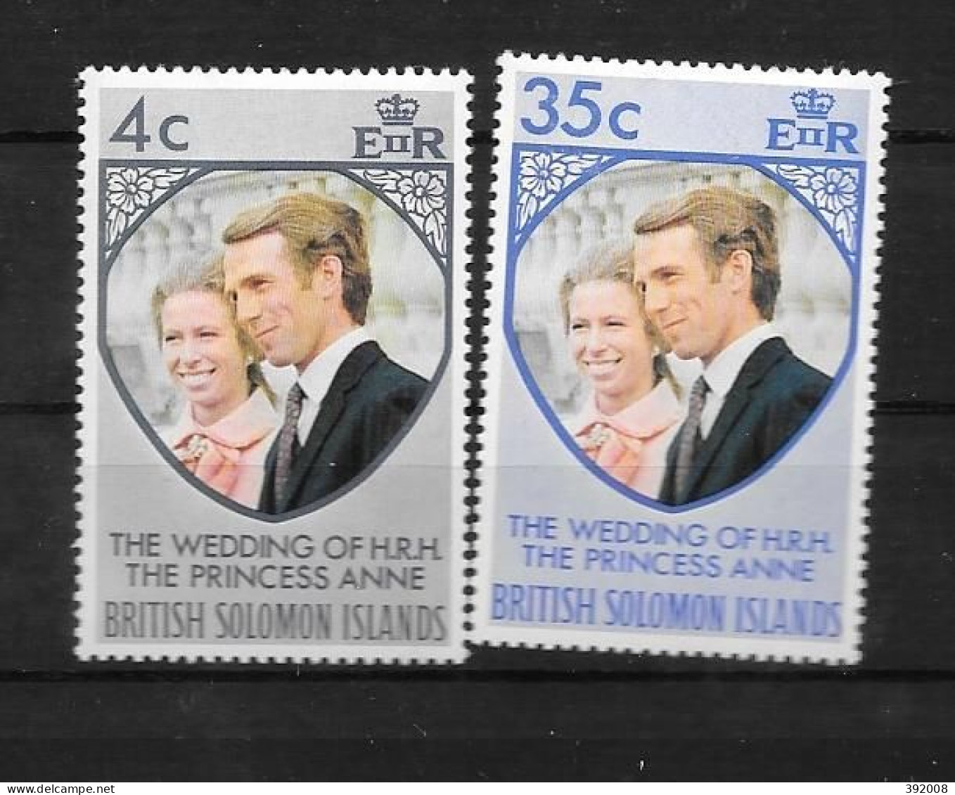 1973 - SALOMON - Mariage Princesse Anne - Joint Issues