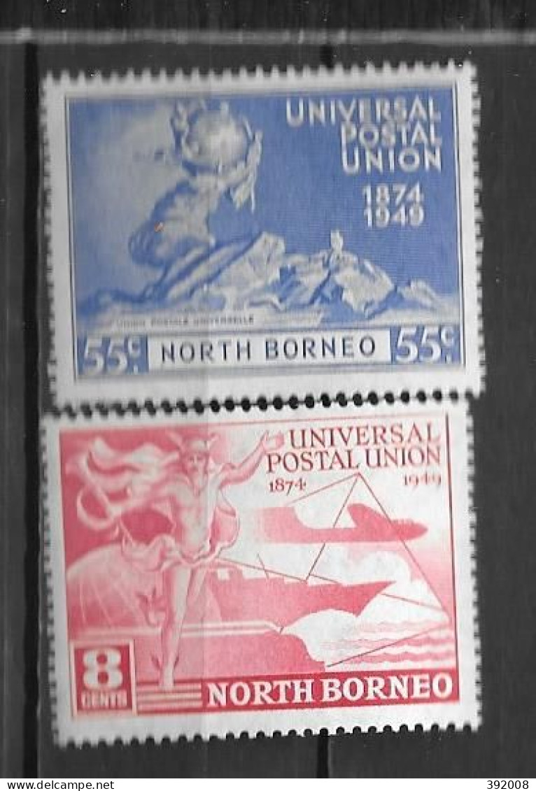 1949 - NORTH BORNEO *MH - 75 Ans UPU - Emissions Communes