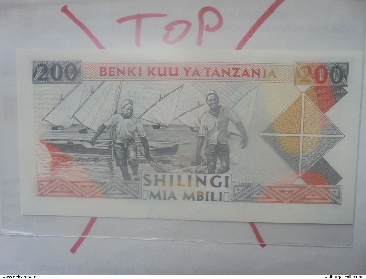 TANZANIE 200 SHILLINGI 1993 Neuf (B.33) - Tansania