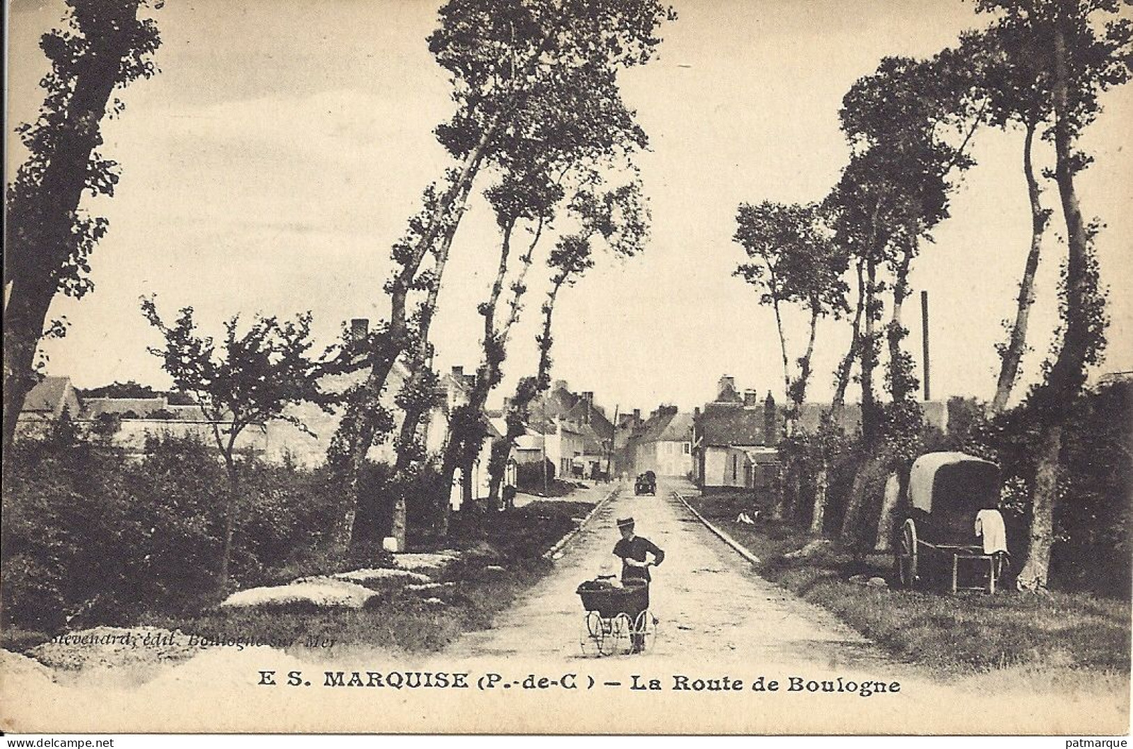 62  Marquise - La Route De Boulogne - E.S  - Animation - Marquise