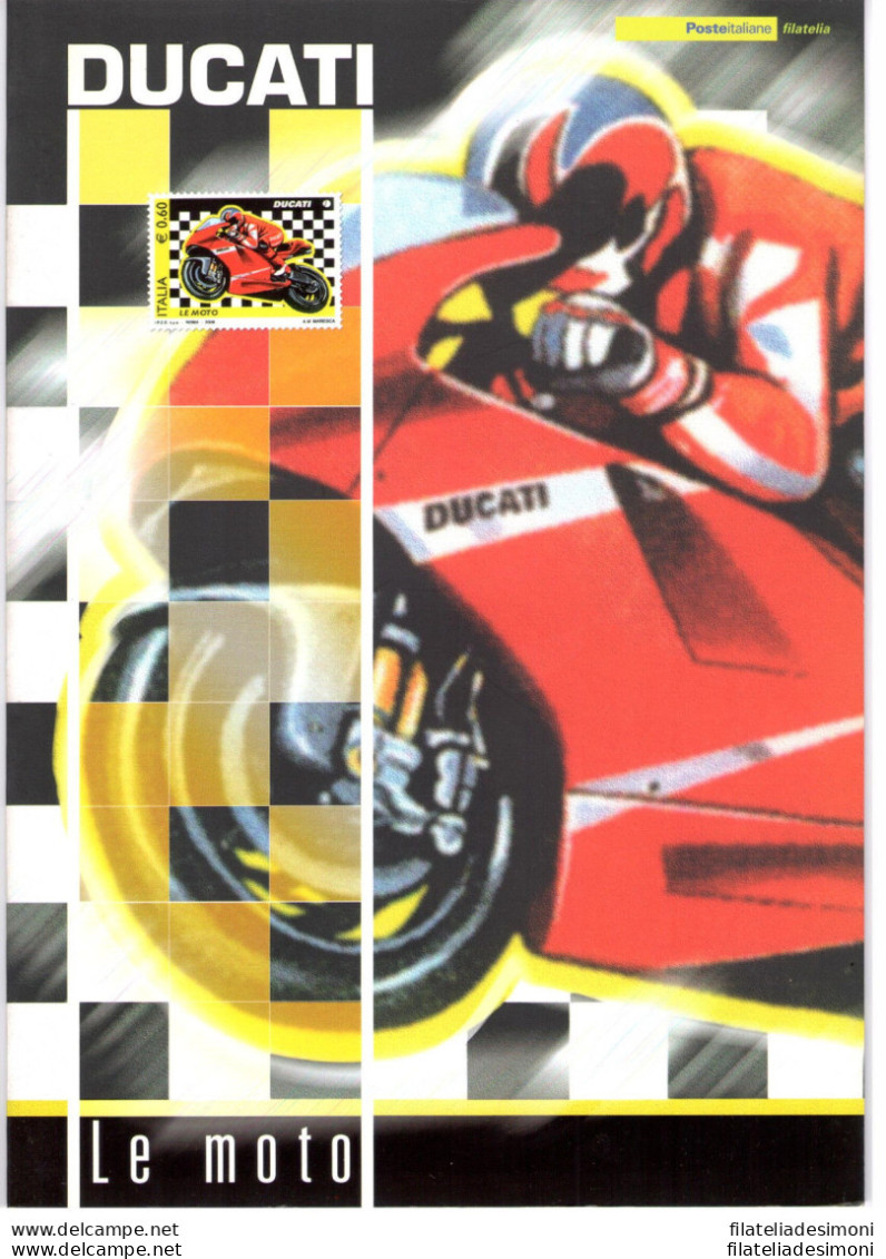 2008 Italia - Repubblica , Folder -Le Moto Ducati N° 179  MNH** - Presentatiepakket